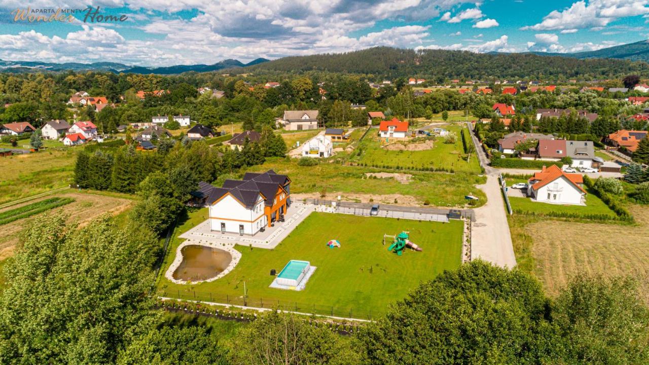 Wonder Home - Karkonosze Apartments with Garden and Seasonal Pool Myslakowice Exterior photo