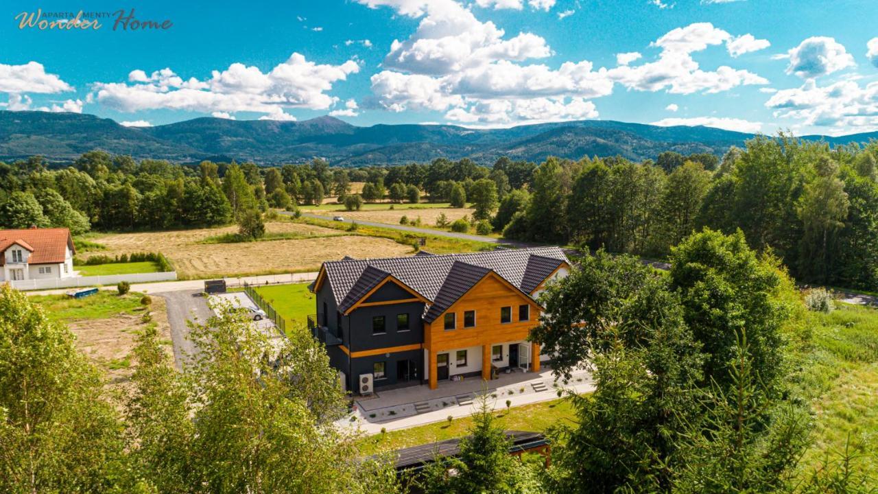 Wonder Home - Karkonosze Apartments with Garden and Seasonal Pool Myslakowice Exterior photo