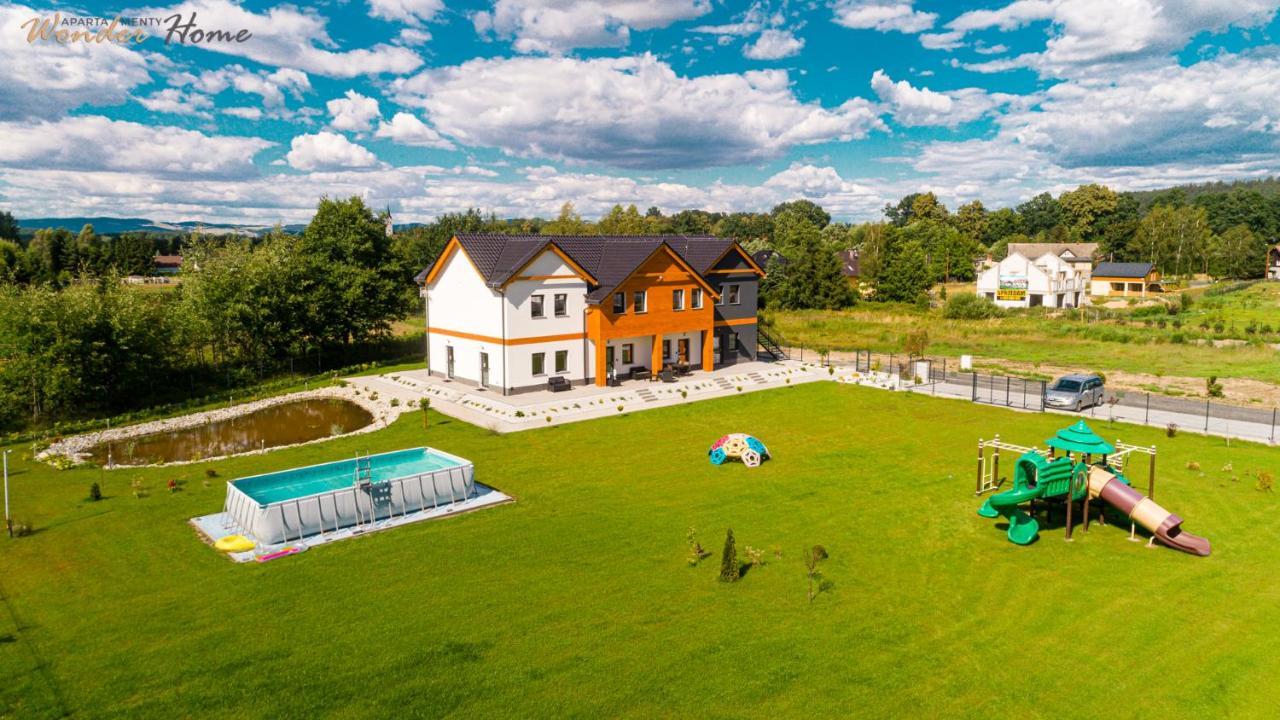 Wonder Home - Karkonosze Apartments with Garden and Seasonal Pool Myslakowice Exterior photo